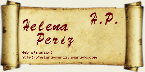 Helena Periz vizit kartica
